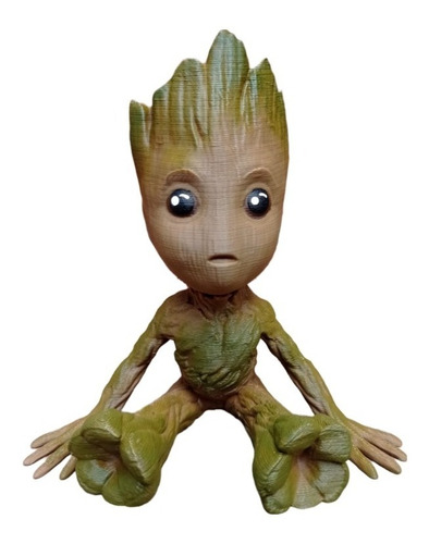 Figura Groot Impresión 3d Sentado 20 Cm