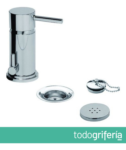 Griferia Bidet Fv Temple Monocomando Cromo 189/87