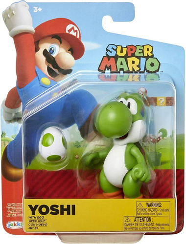 Figura Super Mario Yoshi Con Huevo Jakks