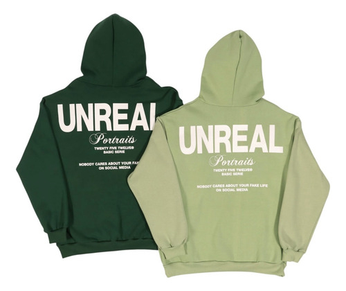 Buzo Unreal Friza Unisex Oversize Premium Moda