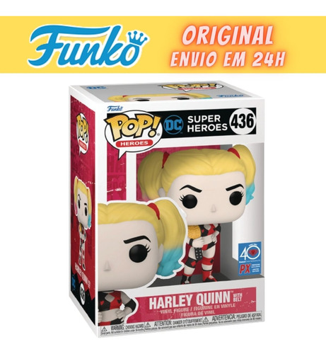 Boneco Funko Pop Dc - Harley Quinn (arlequina) Exclusivo 436