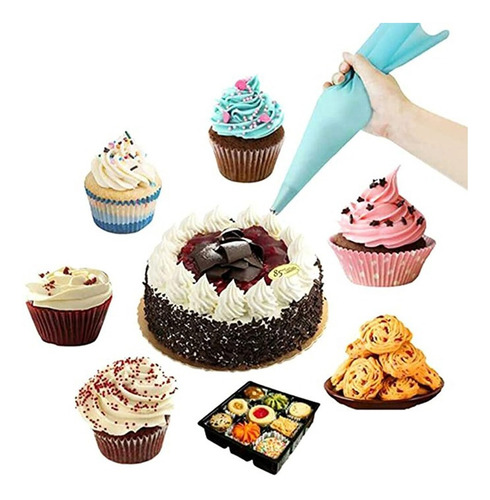 Imagen 8 de 8 de Kit De Decoración De Pasteles 72 Piezas