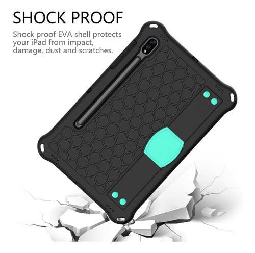 Imagen 3 de 5 de Carcasa Antigolpe Samsung Galaxy Tab S7 / Tab S8 (no S7 Fe)
