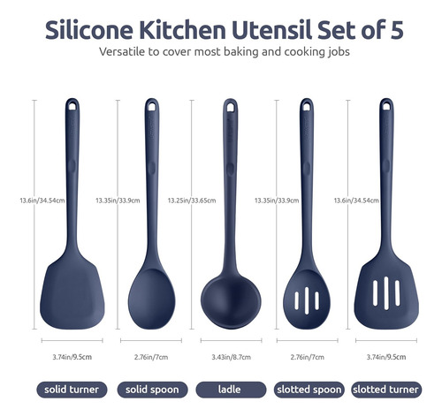 Juego De 3 Espátulas De Cuchara De Silicona Resistentes Al C