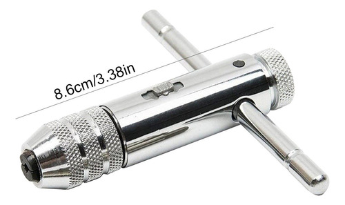 Llave De Carraca Reversible Para Machuelos Con Maneral T