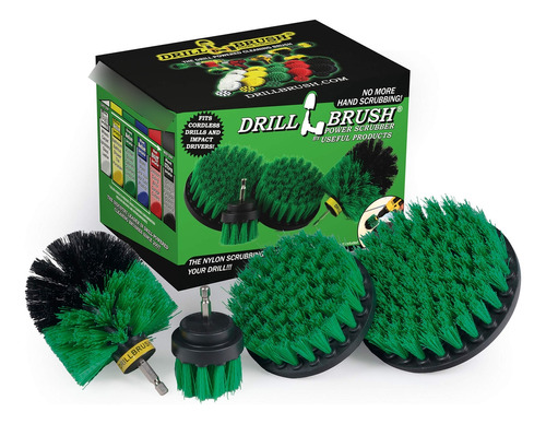 Kit Cepillo Raspador Para Limpieza Ba Ño Potente Nylon