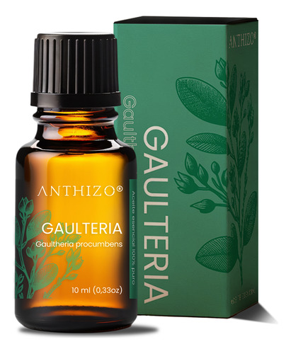 Anthizo Aceite Esencial De Gaulteria, 10 Ml, Gaultheria Proc