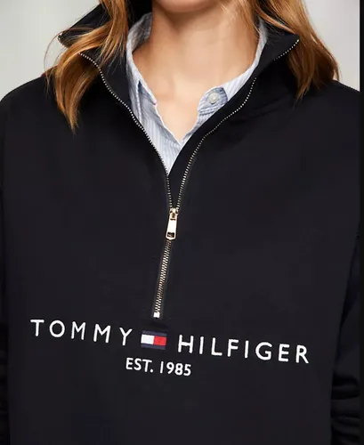 Hoddie Mujer Con Cremallera Tommy Hilfiger