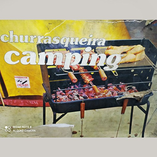 Parrilla Churranqueria Camping Plegable Usada