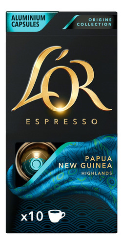 Cápsulas café Origins Collection Papua Nova-guiné intensidade 7 com 10 unidades L'or