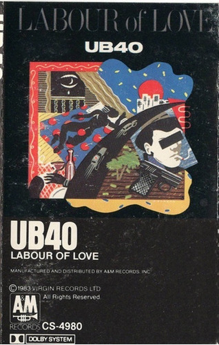 Cassette Importado Ub40 (reggae) - Labour Of Love 1989