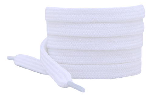 Par De Cadarço Achatado 10 Mm Branco 120cm Flat Tradicional