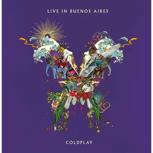 Cd Coldplay - Live In Buenos Aires (2 Cds) - Embalagem Digif