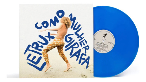 Vinil Lp Letrux Como Mulher Girafa Novo_lacrado Azul Revista