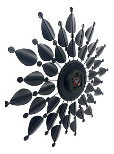 Meida Reloj De Pared Clásico Silencioso Grande De 26 Pulgada