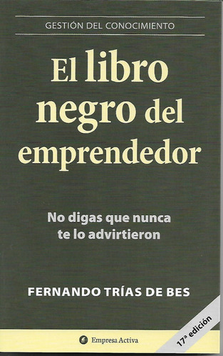 El Libro Negro Del Emprendedor