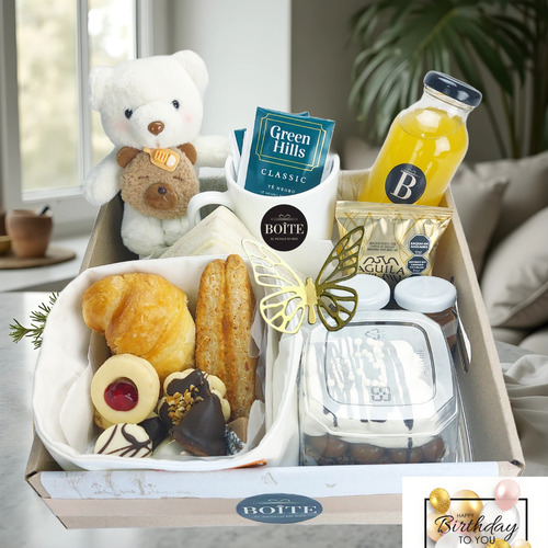 Desayuno A Domicilio Brunch Regalo Box Cumpleaños Con Taza