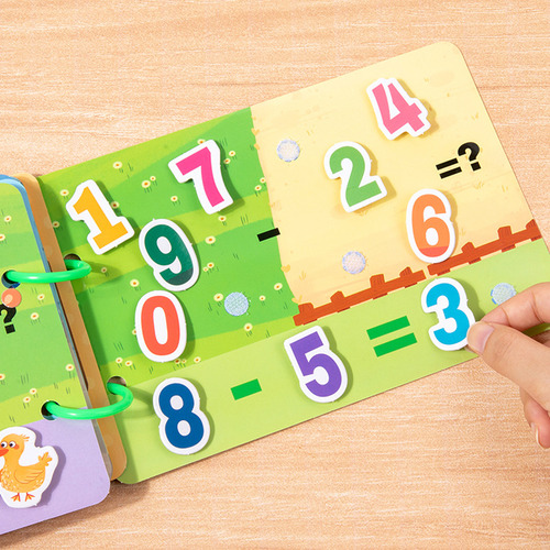 Libro Silencioso Para Niños, Libro Interactivo Montessori