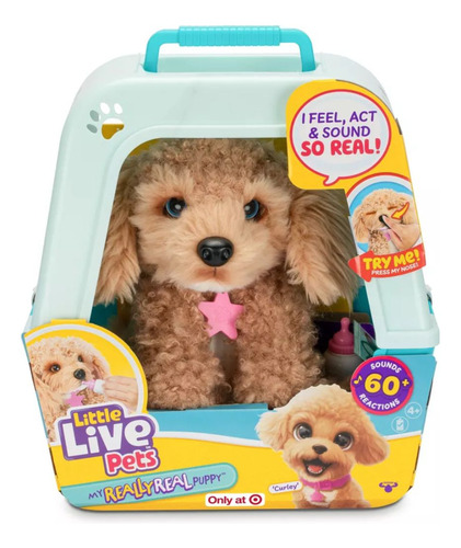 Little Live Pets Mi Cachorro De Verdad: Curley, El Cavoodle Color Café