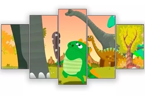 Dino e Dina: desenho de dinossauro 