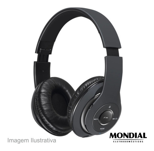 Headphone Wireless Sound Fone Bluetooth Mondial Hp-03 Bivolt