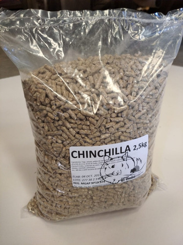 Alimento Colonia El Ombú Para Chinchillas X 2,5 Kg