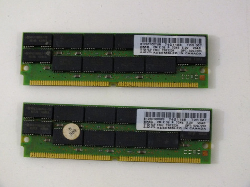 Memória Ibm 73g3234 74g1188  8mb 70ns 5.0v (kit 2 Peças)