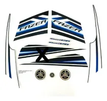 Comprar Jogo Adesivo Faixa Carenagen Fazer 250 Blue Flex 2014 Branca