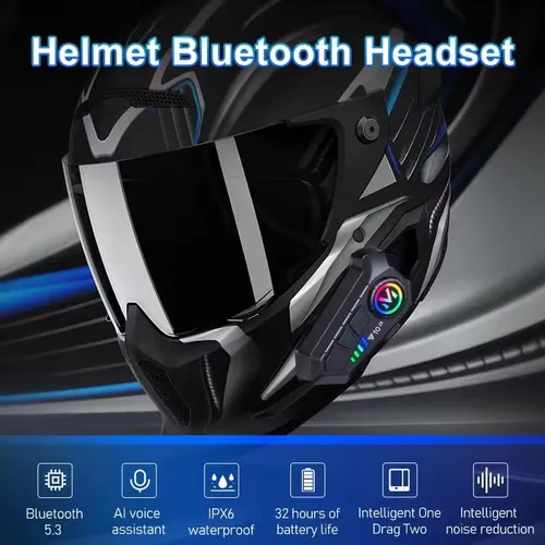 Y102x Casco De Motocicleta Intercomunicador Inalámbrico Mmg