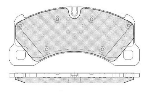 Pastilla De Freno Porsche --cayenne S 3.2 - 3.6 - 4.5 - 4.8