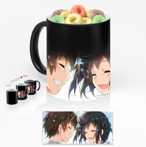 Taza Magica Your Name Taki Mitsuha Anime Art Personalizada