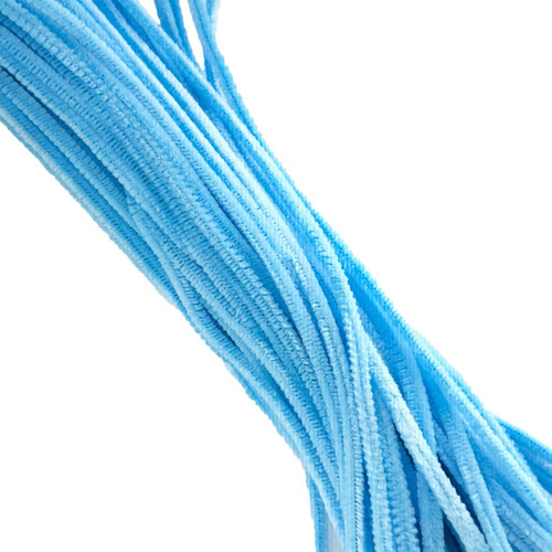 Limpiapipas Chenille 50pz Azul Claro
