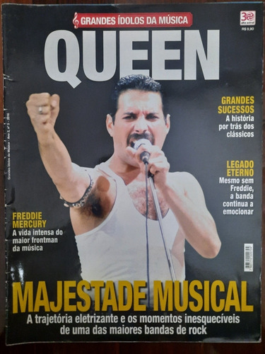 Grandes Idolos Da Musica N° 5 Queen - Majestade Musical 
