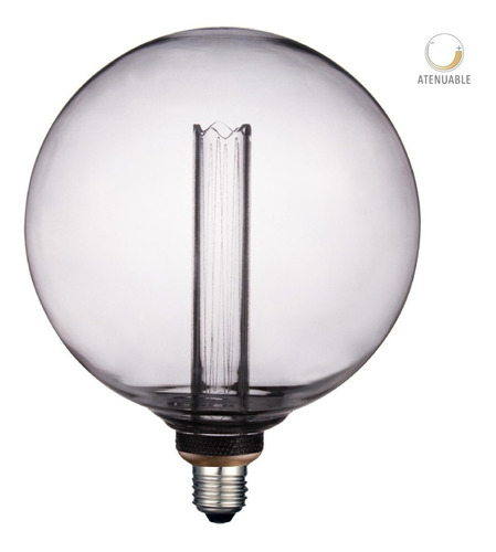 Imagen 2 de 4 de Bombillo Vintage Led Humo Atenuable, 3,5w, Luz Cálida