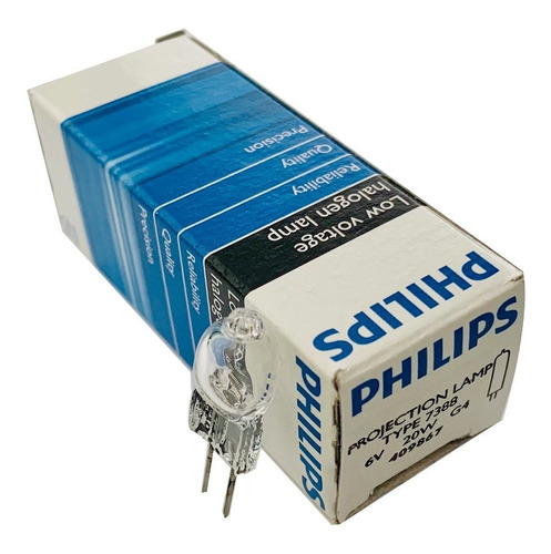 Foco Esb Lampara Halogena Hlx 64250 20w 6v G4 256784 Philips Facturamos