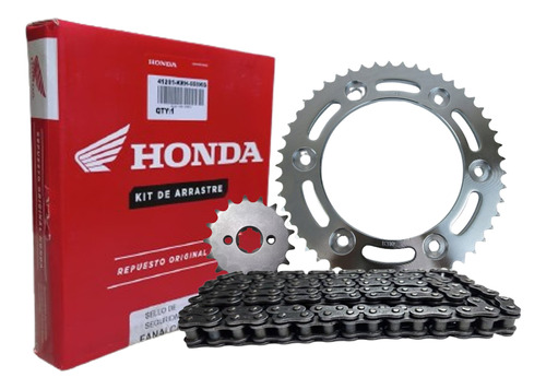 Kit Arrastre Honda Xr150 - Xr 150l Original Cadena De Oring