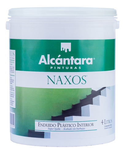 Enduido Plástico Interior Naxos 4 Litros (6,5 Kg) Alcántara