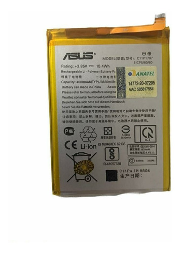 Bateria Asus C11p1707 Zenfone Max Shot Zb634kl C/garantia