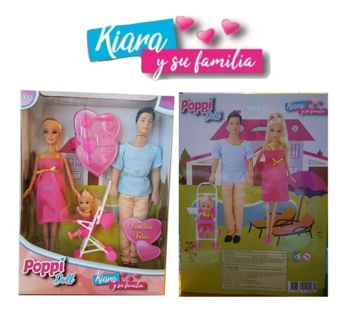 Muñeca Poppi Doll - Kiara Y Su Familia. B197