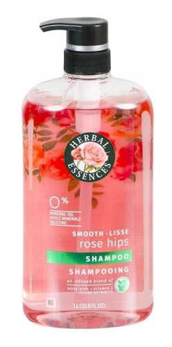 Imagen 2 de 3 de Shampoo Petalos De Rosa Herbal Essences Smooth Rose 865ml