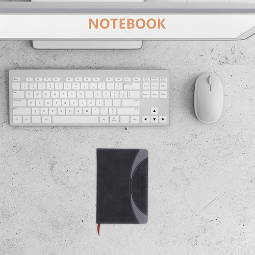 Cuaderno A5 Pu Con Pestañas De Índice Mensual Portátil 2026