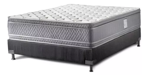 Combo Colchon 120 X 190 Vermont Comfort + Base Cama