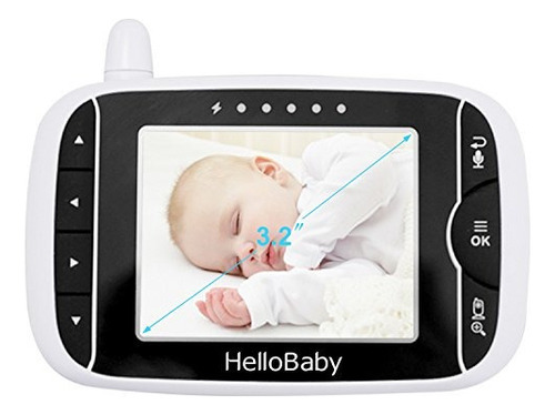 Monitor De Seguridad Inalámbrico Hellobaby, Con Cámara