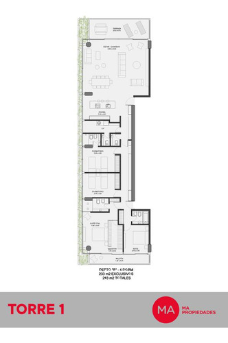 Departamento 2 Dormitorios, Amenities - Av. Rivadavia 2500, Costavía - Pichincha Rosario | Venta