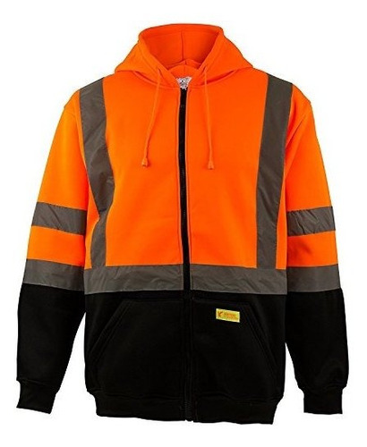 Chaqueta Alta Visibilidad H9011 Troy Safety (xl, Naranja)