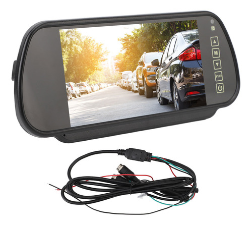 Cámara De Retrovisor De Coche De 7 Pulgadas Con Pantalla Hd