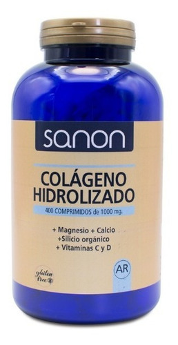 Colageno Hidrolizado + Calcio + Magnesio Vita C Y D 400 Tab