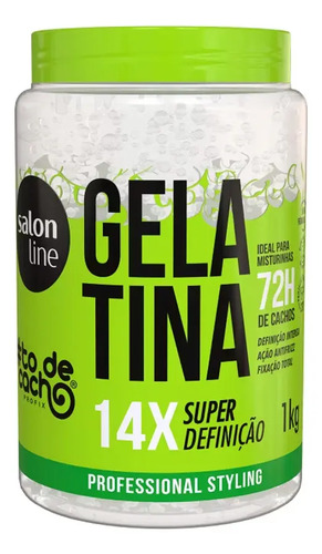 Gelatina #todecacho Super Definição Salon Line 1 Kg