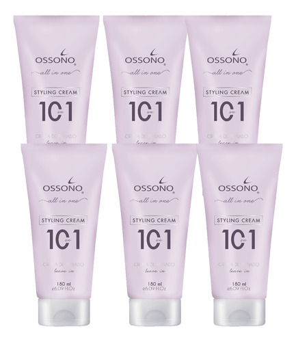 Kit Crema De Peinar Ossono 10 En 1 Styling De 180ml X6uni 