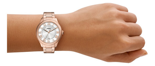 Reloj Para Mujer Es5394 De Acero Inoxidable Oro Rosa Fossil
